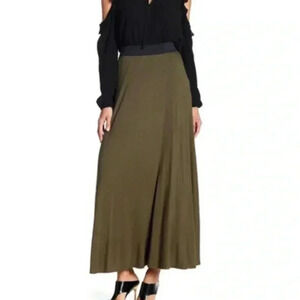 🆕 Catherine Malandrino Grape Leaf Maxi Skirt XL🆕